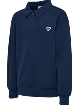 hummel Youth Loose Pique Polo Sweatshirt-1