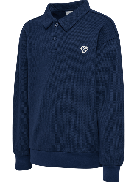 hummel Youth Loose Pique Polo Sweatshirt-1