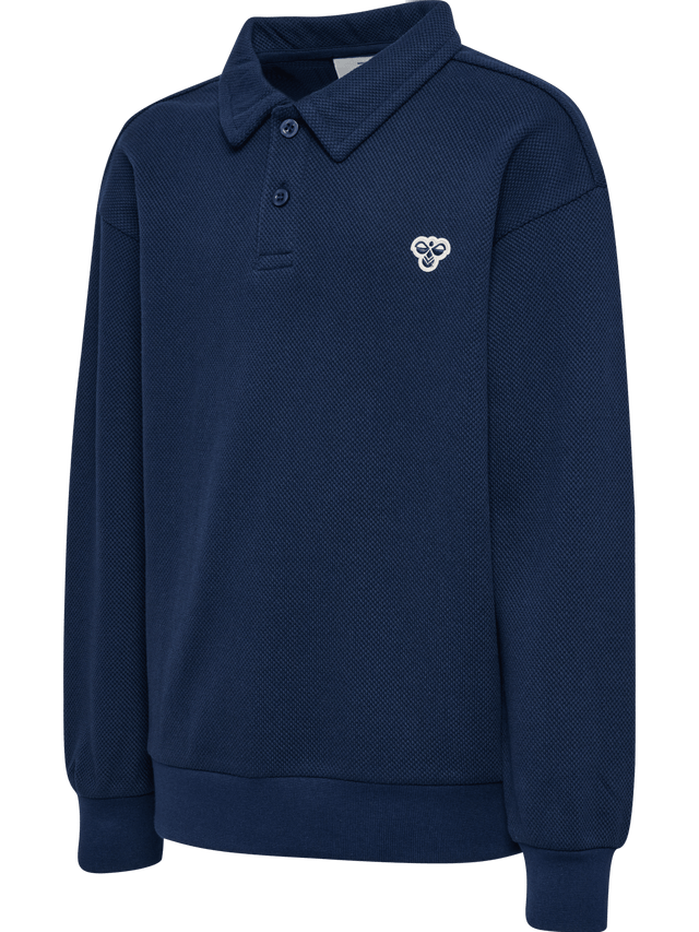 hummel Youth Loose Pique Polo Sweatshirt-1