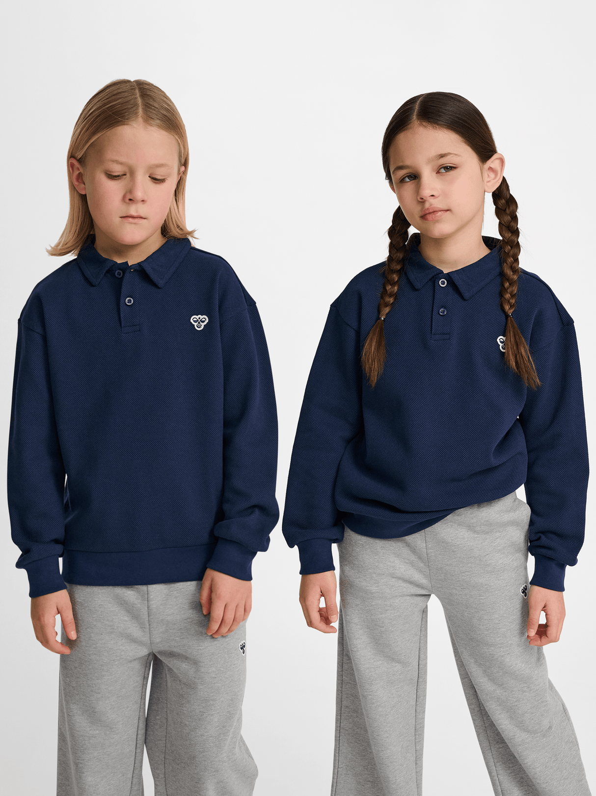 hummel Youth Loose Pique Polo Sweatshirt-5