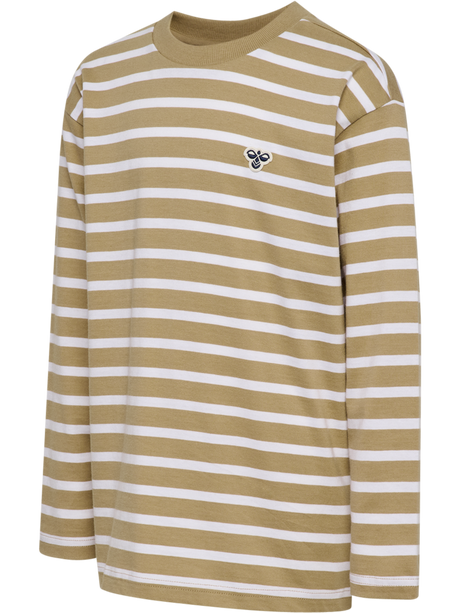 hummel Youth Loose Stripe Long Sleeve T-Shirt Bee-1