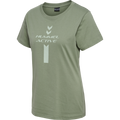 hummel Women's Active Graphic Cotton Tee Short Sleeve-1