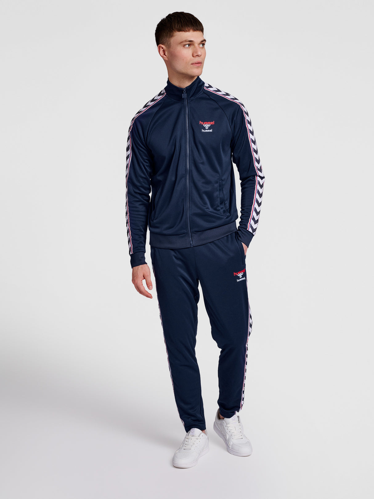 hummel Unisex Icons Lerby Poly Zip Jacket-7