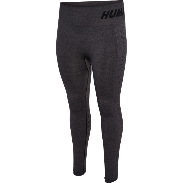 hummel Women's Training Essentials Curve Seamless Mid Waist Tights-1