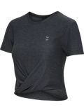 hummel Women's Yoga Wrap Short Sleeve T-Shirt-1