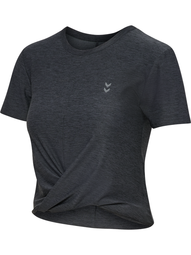 hummel Women's Yoga Wrap Short Sleeve T-Shirt-1