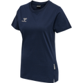 hummel Women's Move Grid Cotton Short Sleeve T-Shirt-1