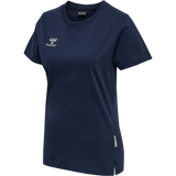 hummel Women's Move Grid Cotton Short Sleeve T-Shirt-1