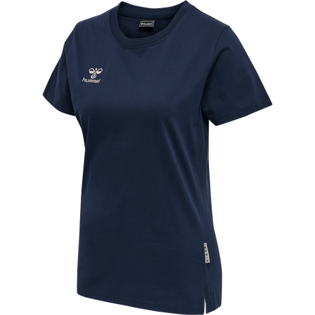 hummel Women's Move Grid Cotton Short Sleeve T-Shirt-1