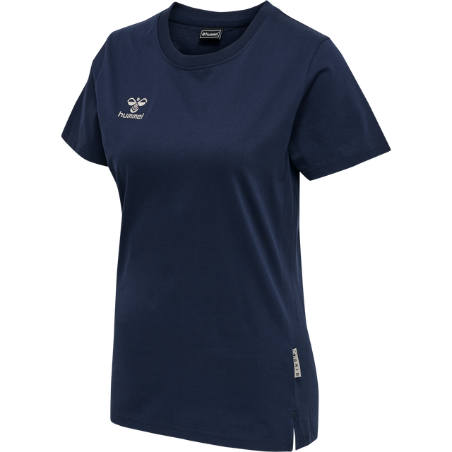 hummel Women's Move Grid Cotton Short Sleeve T-Shirt-1