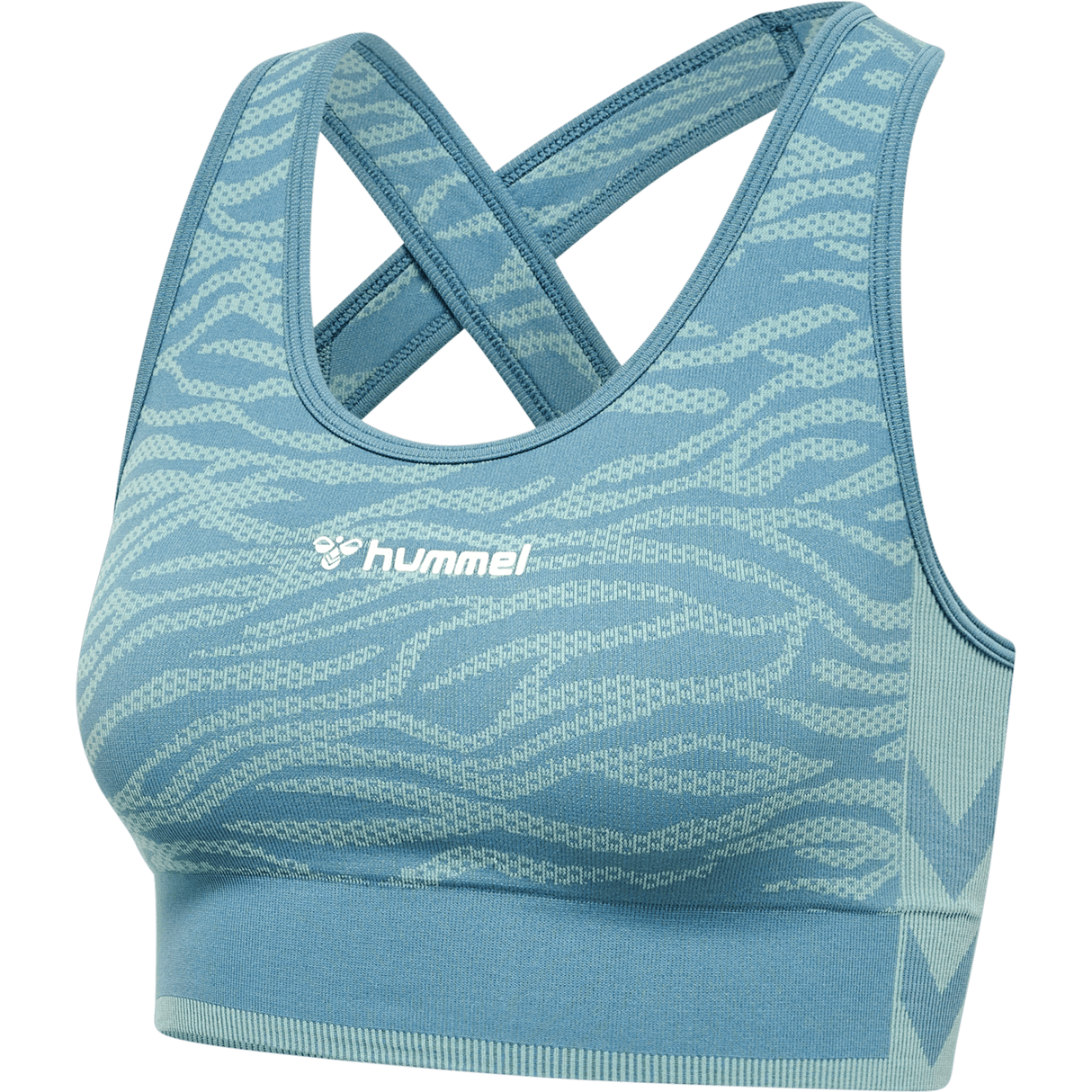 hummel Women's Mindful Training Saga Seamless Sports Top-1