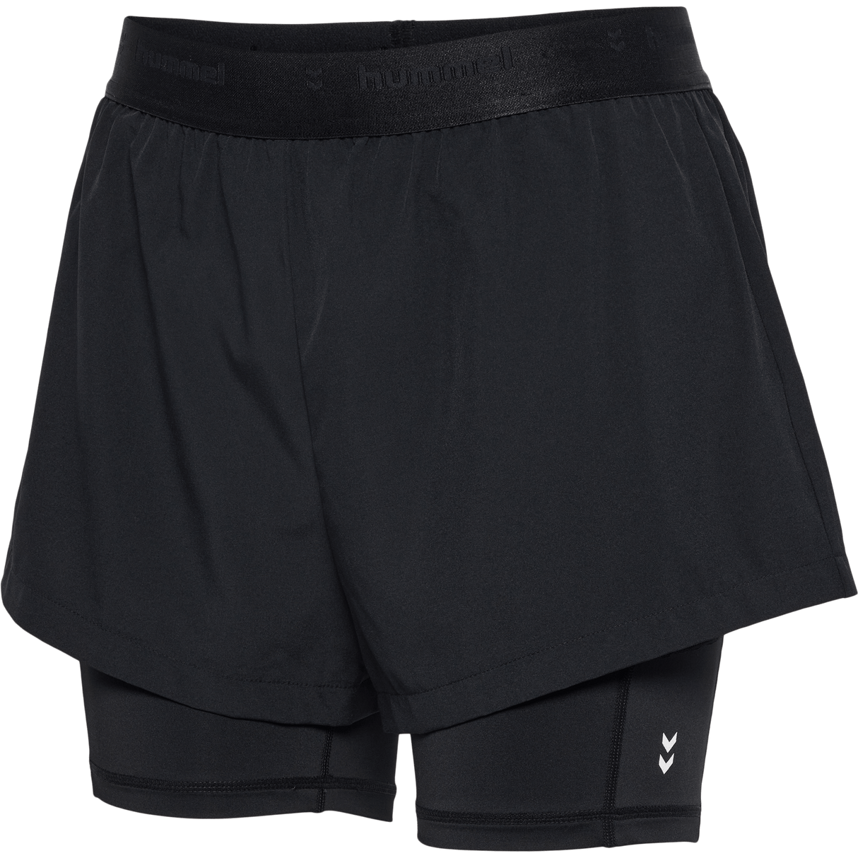 hummel Women's Mindful Training Fly 2 In 1 Shorts-1