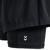 hummel Women's Mindful Training Fly 2 In 1 Shorts-3
