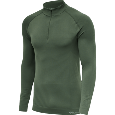 hummel Men's Stroke Seamless Half Zip-1