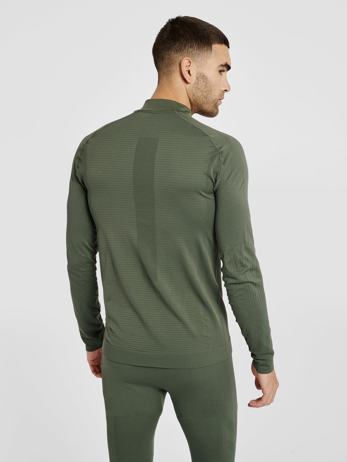 hummel Men's Stroke Seamless Half Zip-6