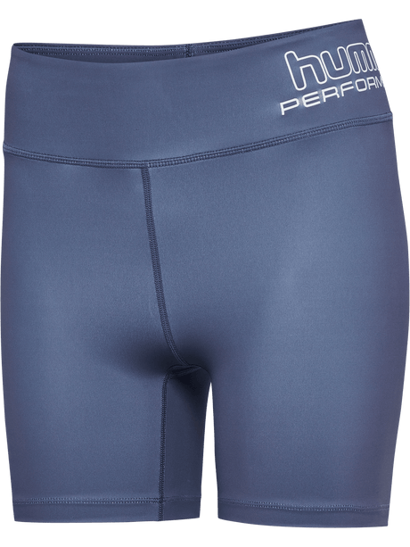 hummel Women's Training Essentials Fundamental Mid Waist Tight Shorts-1