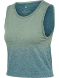 hummel Women's Yoga Seamless Gradient Crop Top-1
