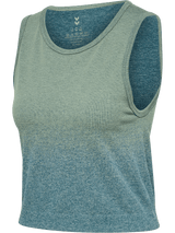 hummel Women's Yoga Seamless Gradient Crop Top-1
