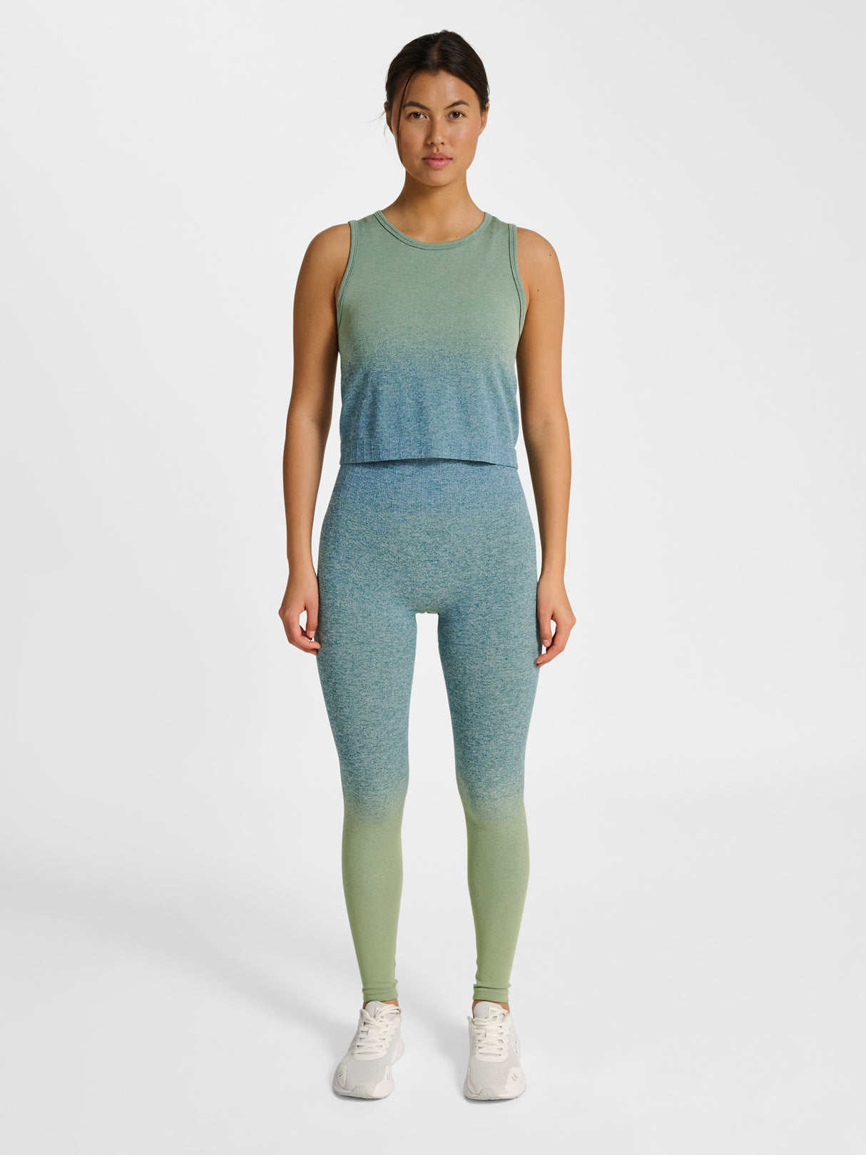 hummel Women's Yoga Seamless Gradient Crop Top-6