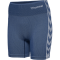 hummel Women's Mindful Training Blaze Seamless Mid Waist Shorts-1