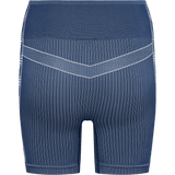 hummel Women's Mindful Training Blaze Seamless Mid Waist Shorts-2
