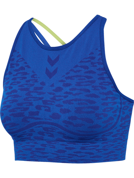hummel Women's Mindful Training Leo Seamless Sports Bra-1