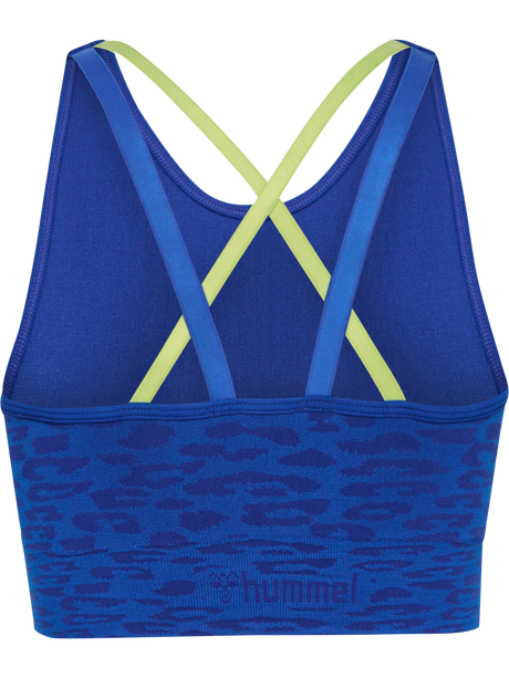 hummel Women's Mindful Training Leo Seamless Sports Bra-2