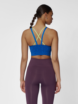 hummel Women's Mindful Training Leo Seamless Sports Bra-4