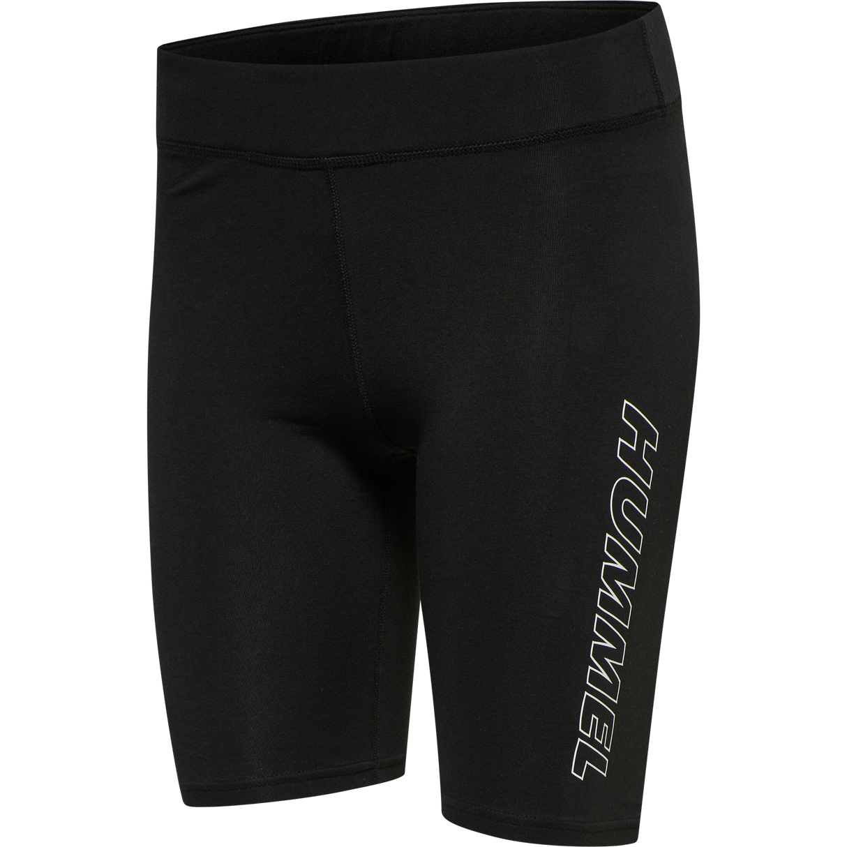 hummel Women's Training Essentials Maja Mid Waist Cotton Tight Shorts-1