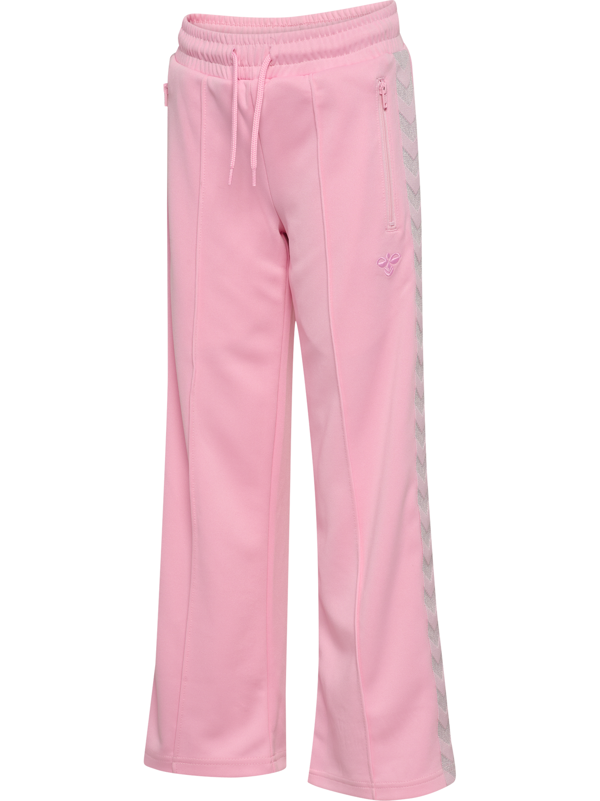hummel Youth Wide Leg Poly Tape Pants-1