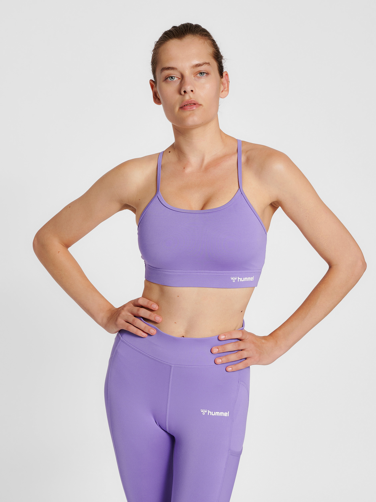 hummel Women's Mindful Training Chipo Padded Sports Bra-5