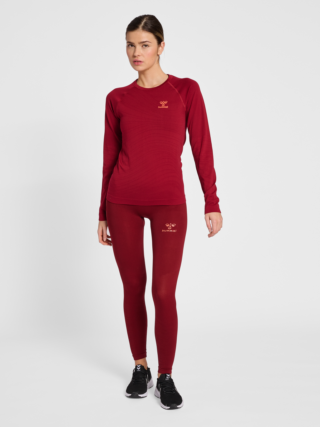 hummel Women's Ongrid High Waist Seamless Tights-5