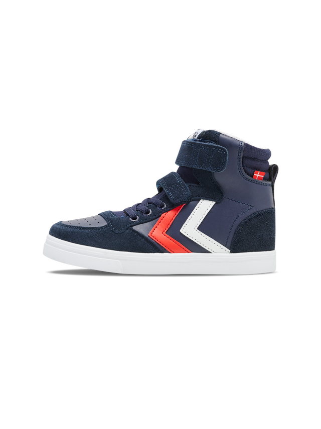 hummel Youth Slimmer Stadil Leather High Shoes-1