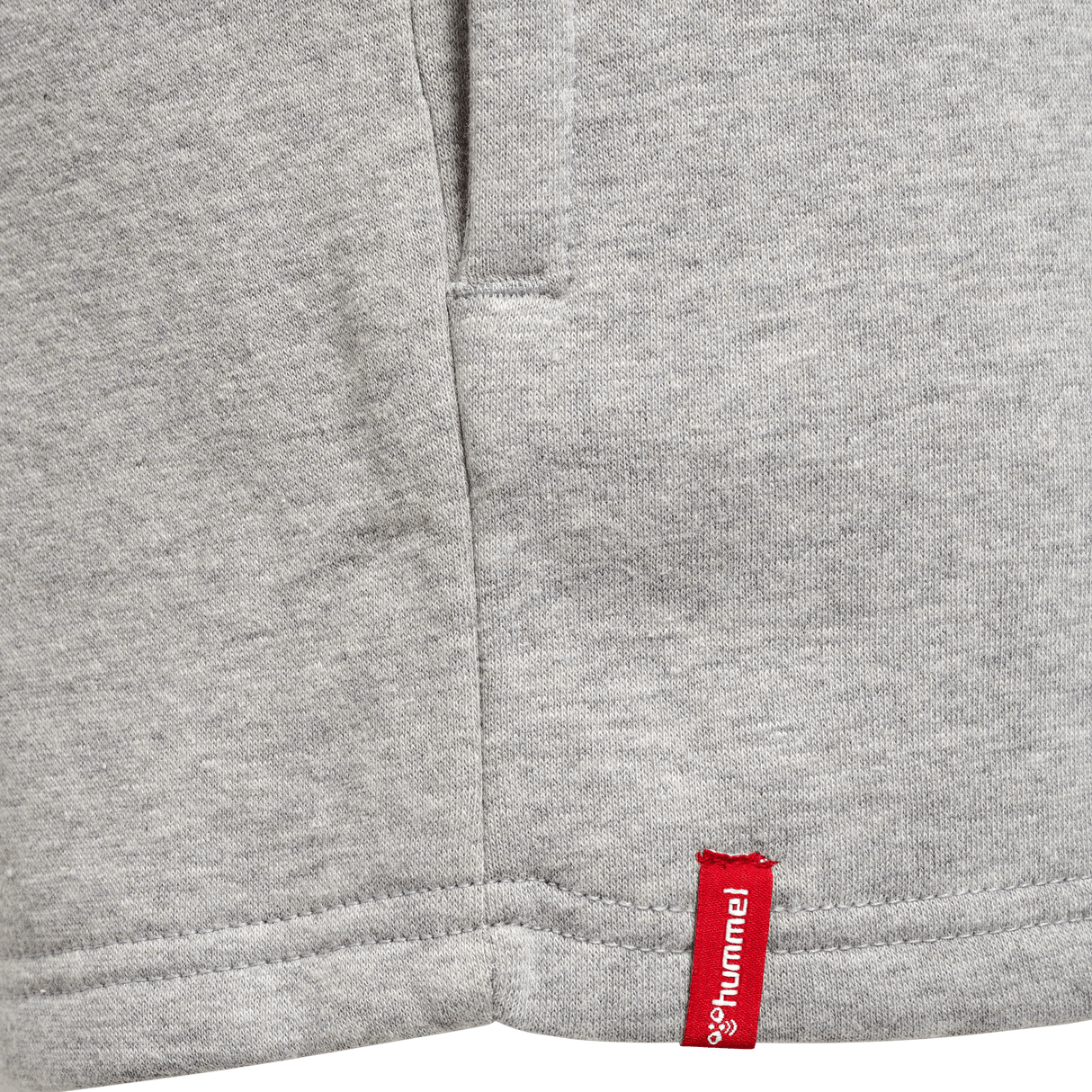 hummel Women's Red Basic Sweat Shorts-3