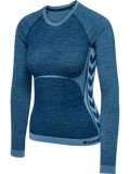 hummel Women's Clea Seamless Tight Long Sleeve T-Shirt-1
