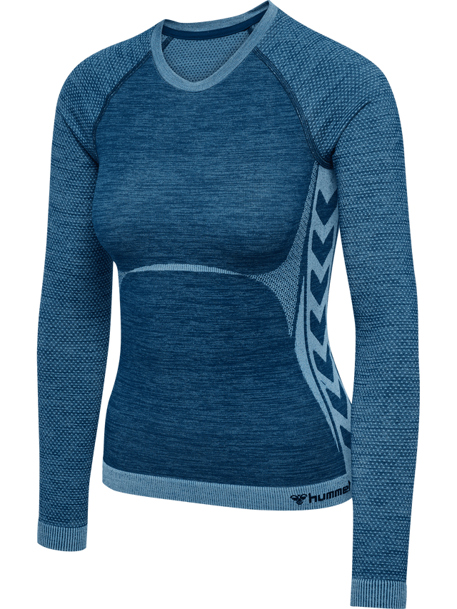 hummel Women's Clea Seamless Tight Long Sleeve T-Shirt-1