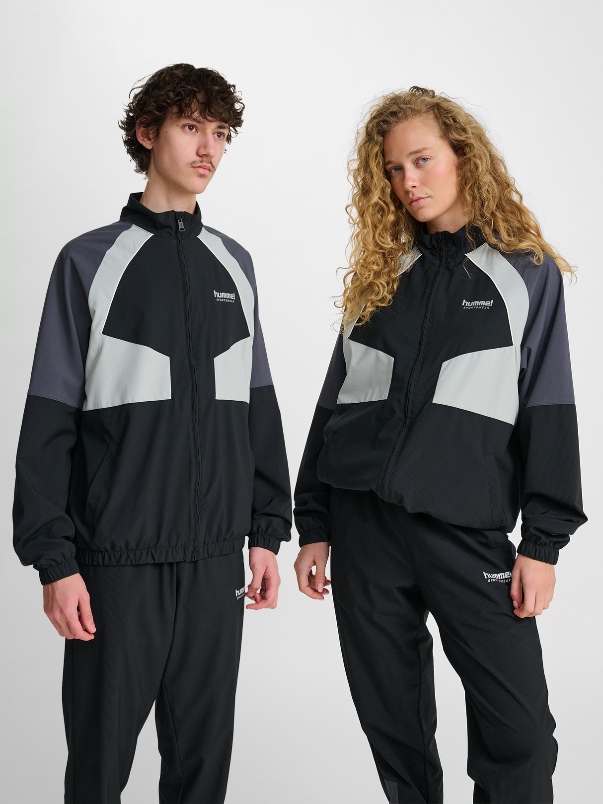 hummel Unisex Loose Track Zipjacket Sportswear-5