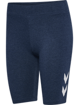 hummel Women's Pulse Logo Mid Waist Shorts Tights-1