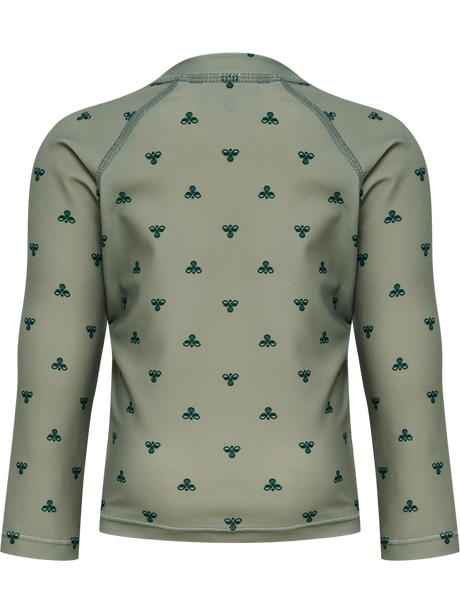 hummel Youth Mini Bee AOP Swim Long Sleeve T-Shirt-2