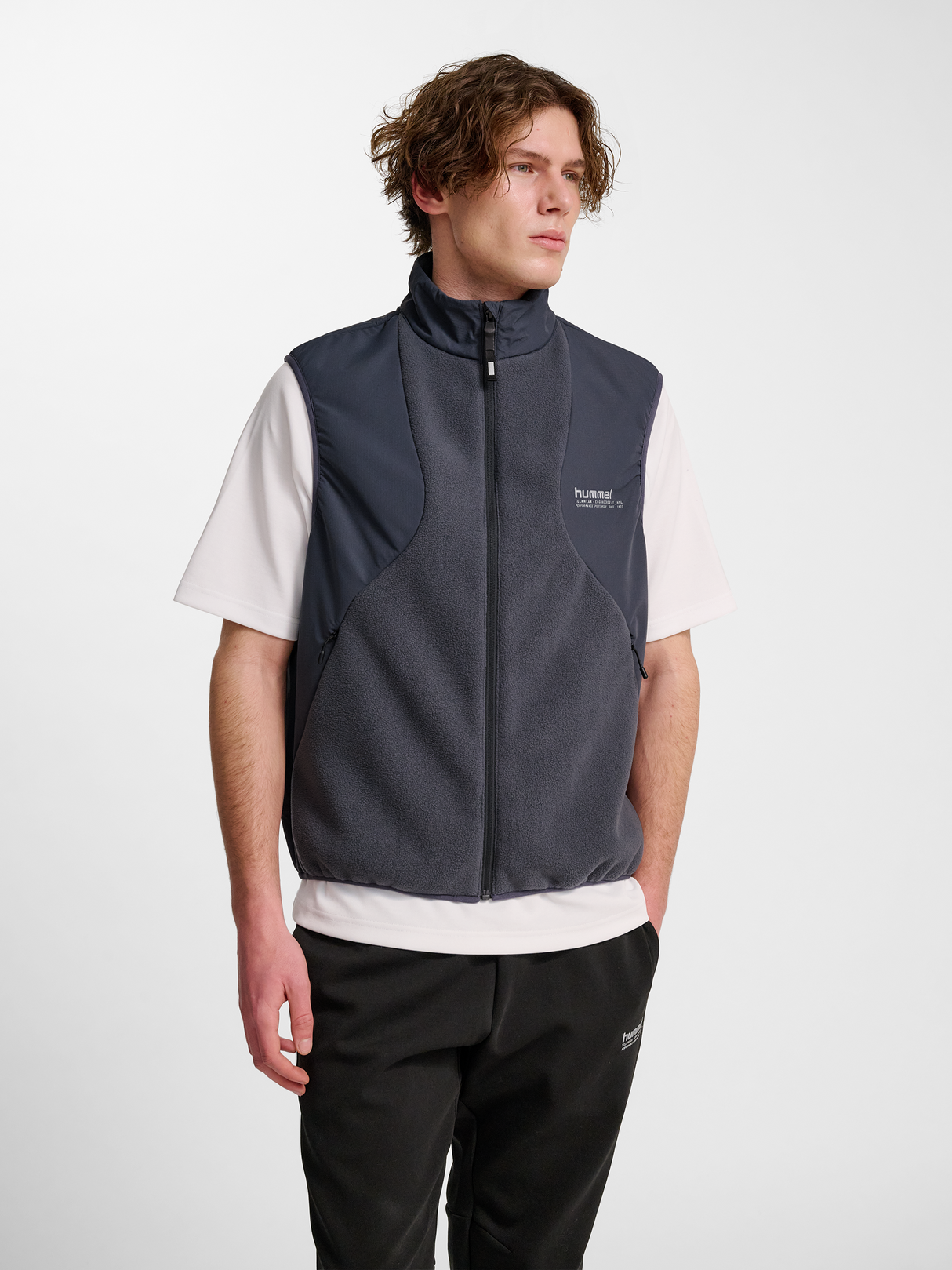 hummel Unisex Hybrid Fleece Vest-5