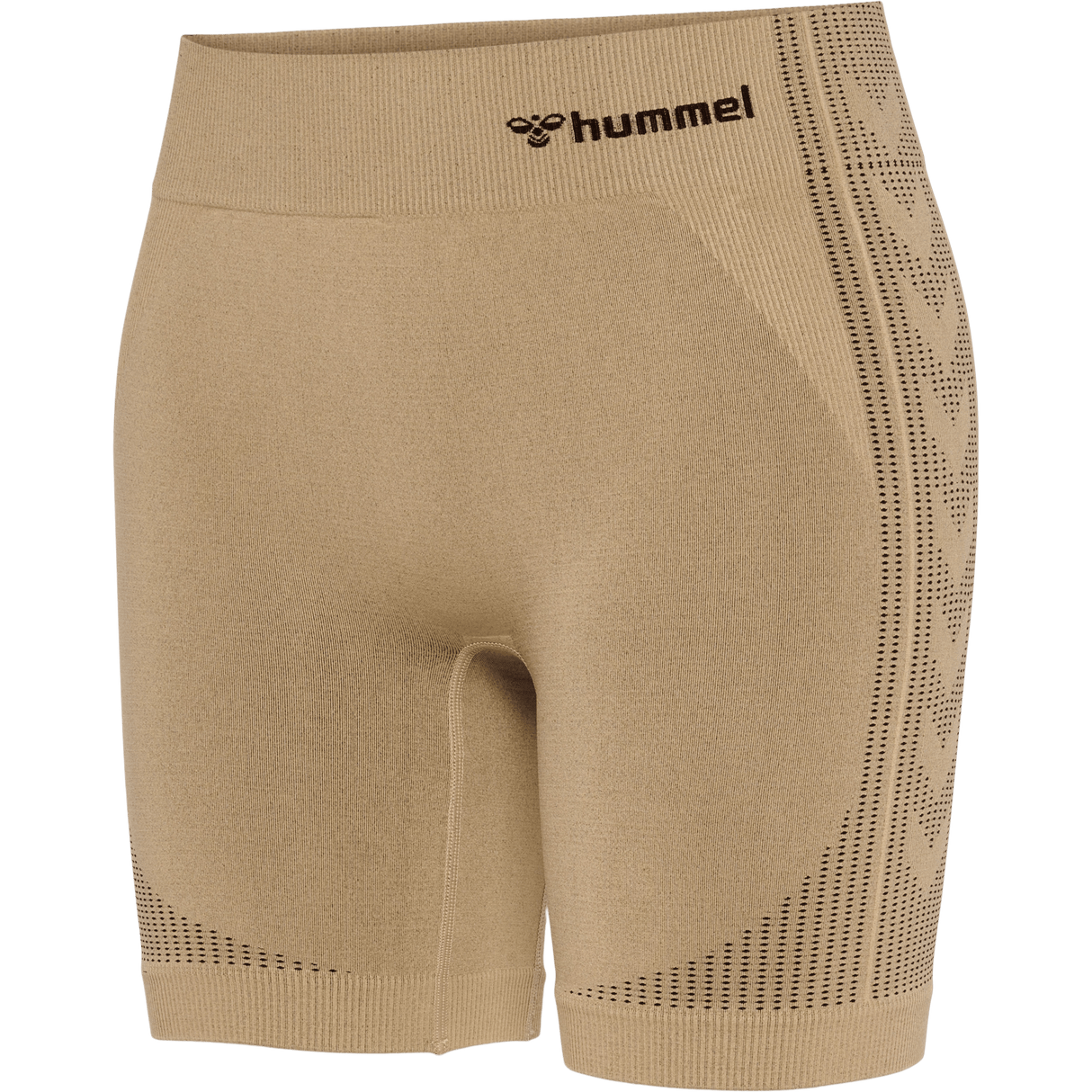 hummel Women's Mindful Training Shaping Seamless Mid Waist Shorts-1