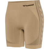 hummel Women's Mindful Training Shaping Seamless Mid Waist Shorts-1