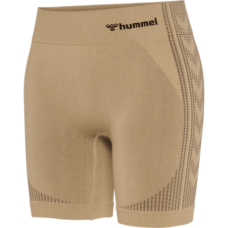 hummel Women's Mindful Training Shaping Seamless Mid Waist Shorts-1