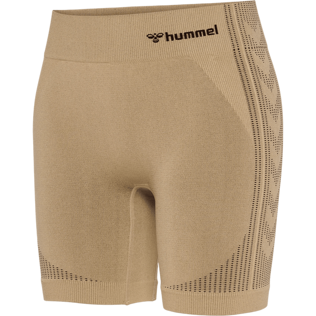hummel Women's Mindful Training Shaping Seamless Mid Waist Shorts-1