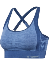 hummel Women's Mindful Training Shine Seamless Sports Bra-1
