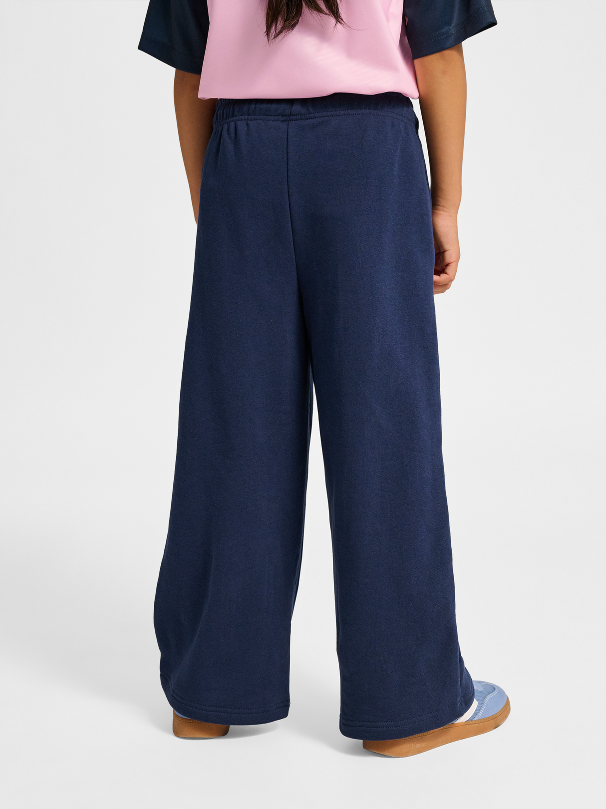 hummel Youth Loose Wide Leg Pintug Sweatpants-4