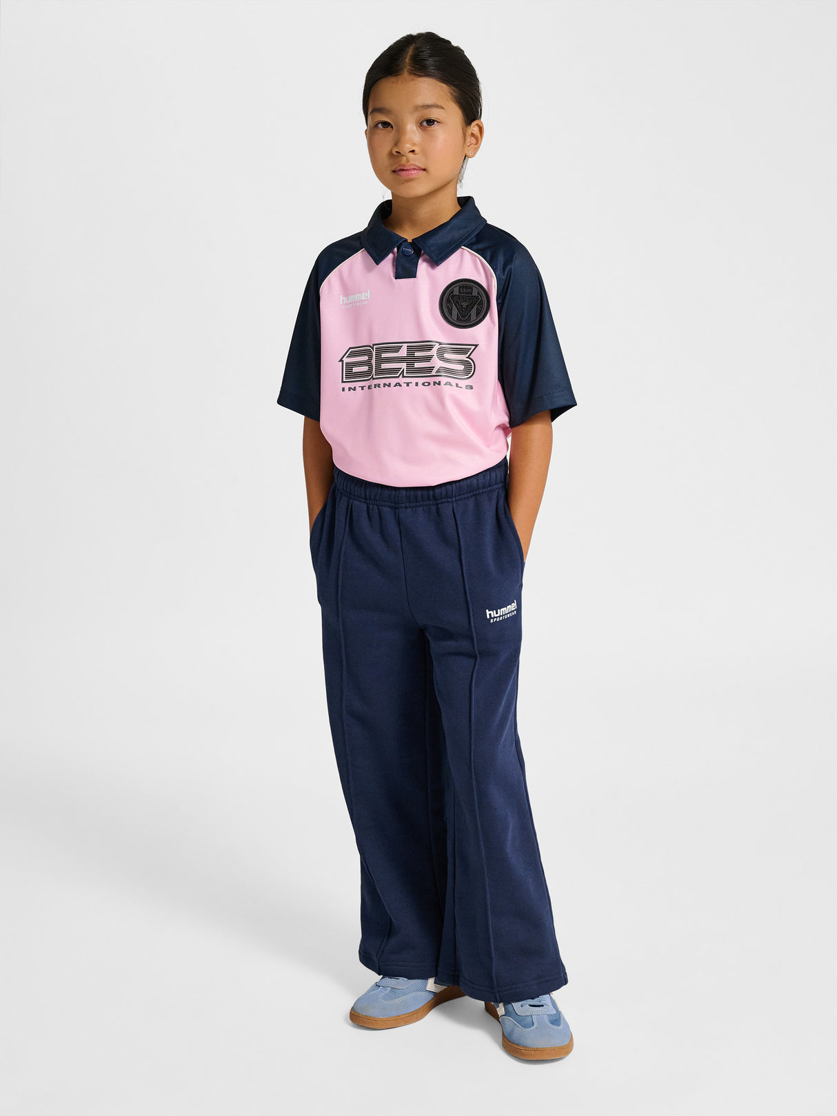 hummel Youth Loose Wide Leg Pintug Sweatpants-6
