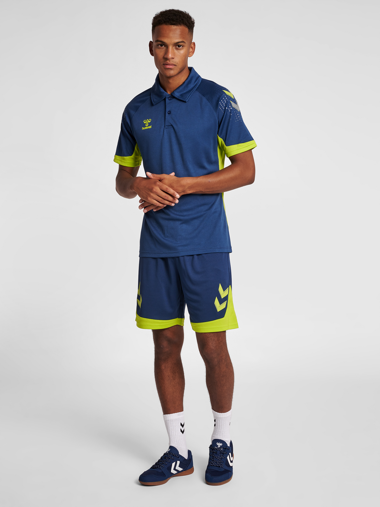 hummel Men's Lead Poly Shorts-3
