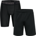 hummel Men's Training Essentials Topaz 2-Pack Shorts Set-1