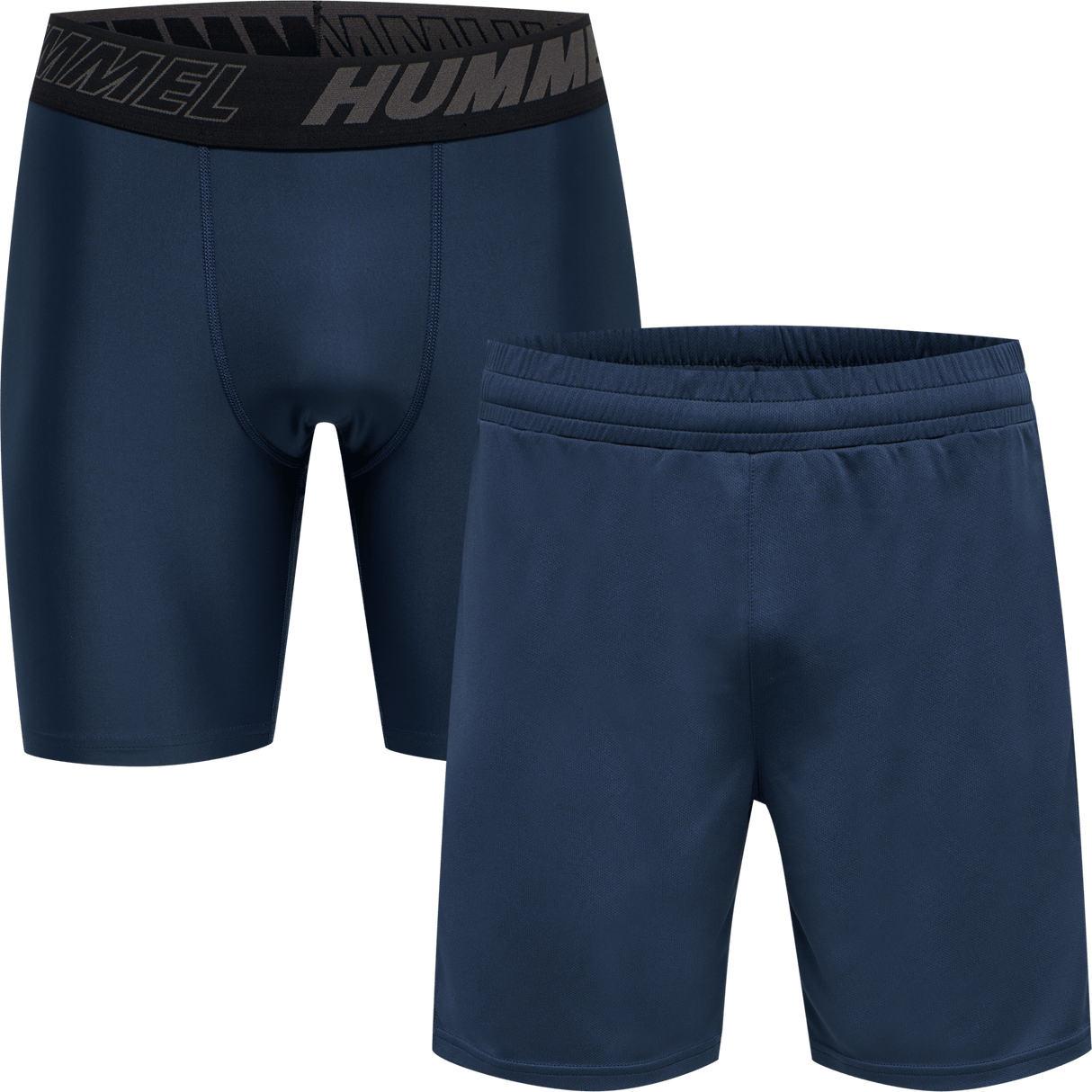 hummel Men's Training Essentials Topaz 2-Pack Shorts Set-1